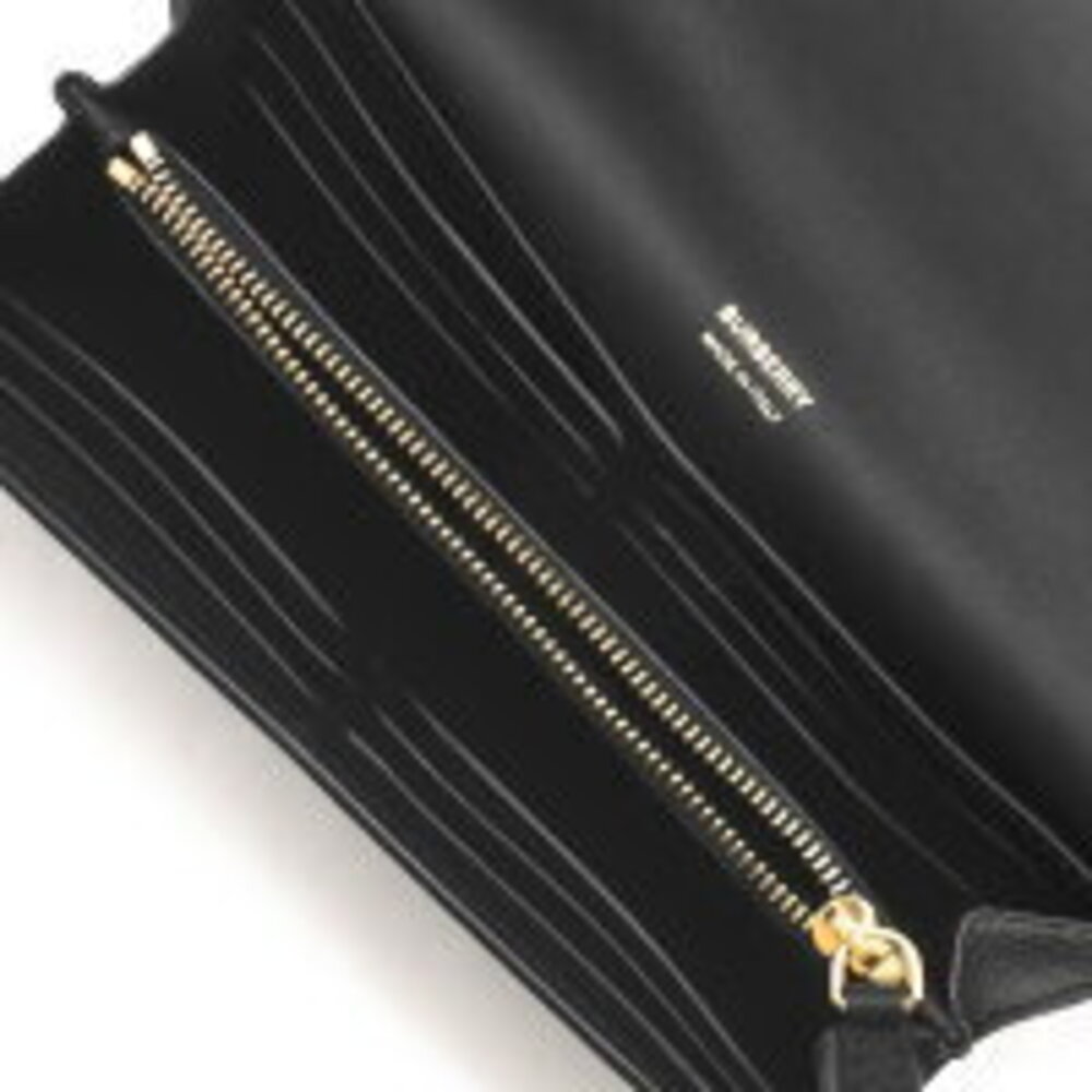 Burberry Continental Wallet Black Long Bifold